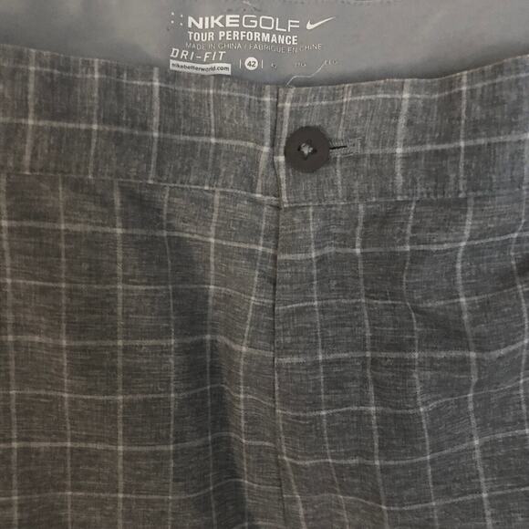 Nike Golf Shorts Men's Size 42 Gray Tour Performance U.S. Open 2015 Tennis - Picture 8 of 9